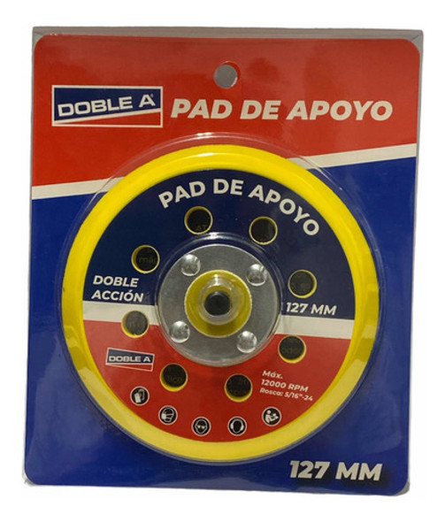 Backing Plate 5 Rotorbital 127 Mm  Pad De Apoyo  Doble A 1
