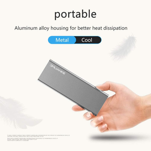 Aluminio  Usb 3.1 M.2 Carcasa Ssd Externa Basada Sata M.2 1