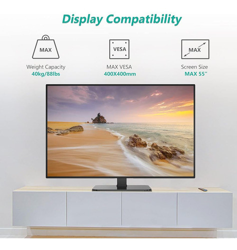 ~? Soporte De Tv Giratorio Universal Wali, Soporte De Tv De 1