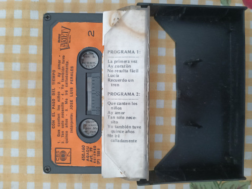 Casette José Luis Perales  Con El Paso Del Tiempo 1