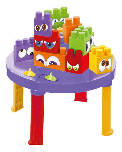 Mesa Didáctica Infantil Bloques De Encastre-  Multiblokotes 0