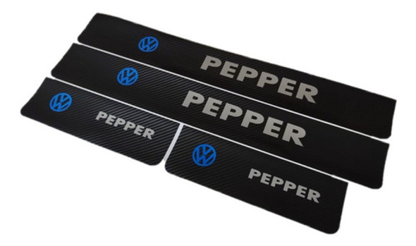 Protector Cubre Zocalos Carbono Volkswagen Up Pepper 0