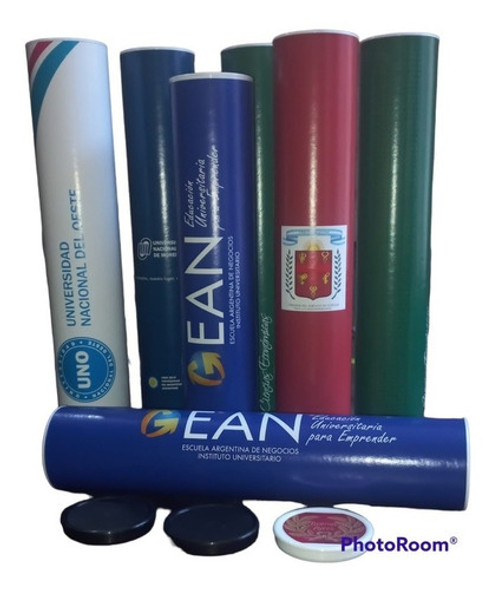 Tubo Carton Con Tapa Porta Diploma Personalizado 6,5 X 35 Cm 1 Tubo Carton Con Tapa Porta Diploma Personalizado 6,5 X 35 Cm 1