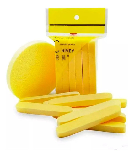 Esponja Facial De Celulosa Comprimida X12 Unidades 0