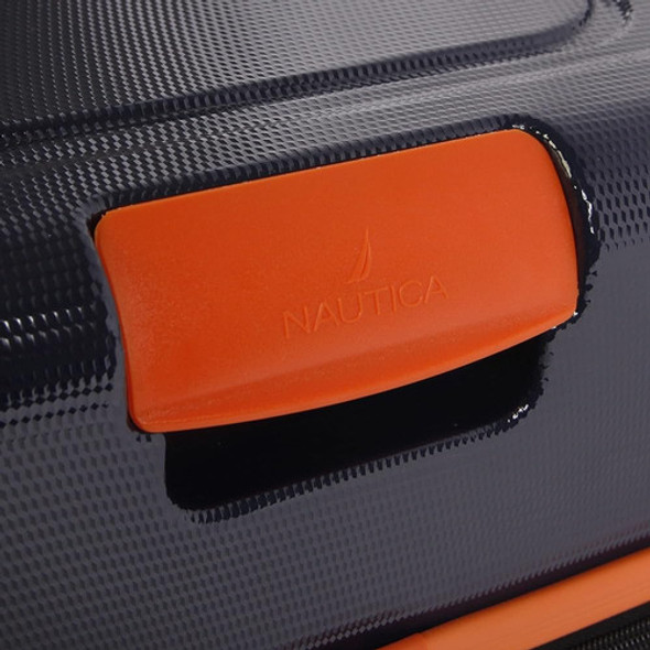 Nautica Birch Hardside Spinner Equipaje, Azul Marino / Naran 1