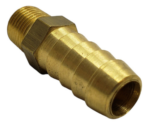 Pack Acople Racord Manguera 10mm 3/8 Bronce Rosca 1/8 X20uni 0