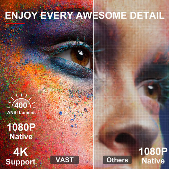 Proyector De Enfoque Automtico Compatible Con 4k, Proyector 1