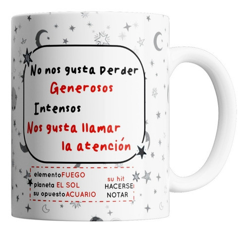 Taza De Ceramica - Flork Signos - Leo 1