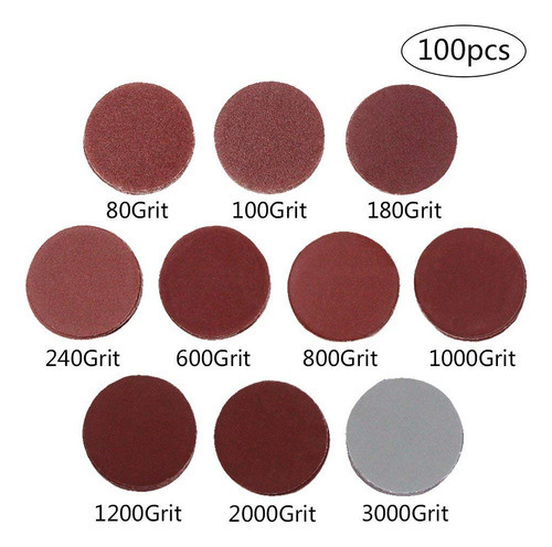 Disco De Lija De 1 Pulgada/25mm,100pzas 1003000 Granos ... 1