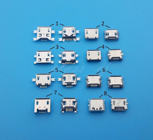 40 Pin Carga Conector Micro Usb Tablet Celular (5/u  Modelo) 1
