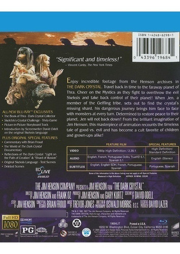 Blu-ray The Dark Crystal / El Cristal Encantado 1
