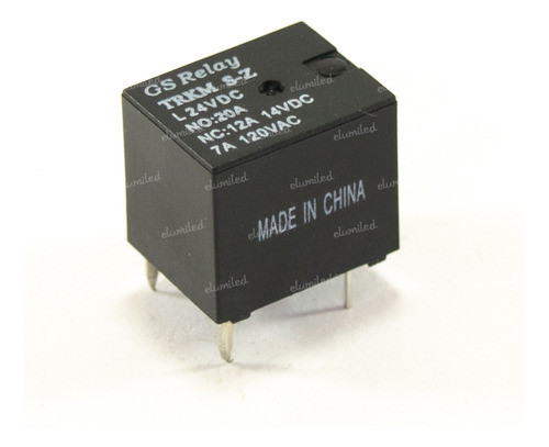 5 Reles Bobina 24v Na 20a Nc 12a 14vdc 1 Inversor Trkm S-z 0