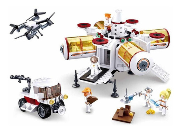 Estación Espacial, 642 Piezas. Bloques De Encastre. Oki 1