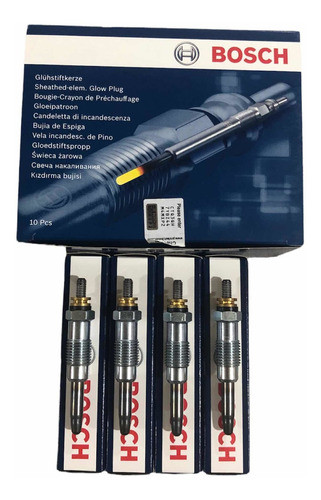 Juego Bujias Incandescente Bosch Para Peugeot 306 1.9 Diesel 0