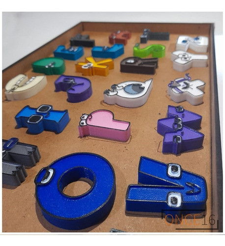 Alfabeto Lore -alphabet Lore Impresión 3d Y Corte Laser 1