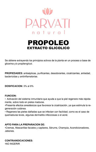 Propóleos Extracto Glicólico 30grs 1