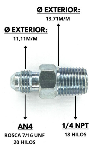 Acople An4 X 1/4 Npt 1
