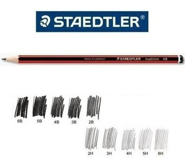 Lápiz Negro Staedtler Tradition 3b (x24unidades) 1 Lápiz Negro Staedtler Tradition 3b (x24unidades) 1