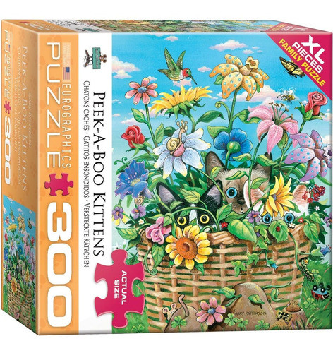 Puzzle 300 Piezas Xl Pick A Booh Cat By Pat - Eurographics 0