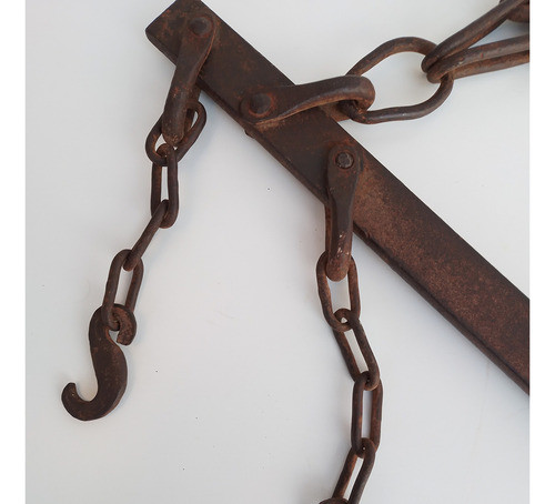 Antiguo Estira Alambre Poste Esquinero Alambrador Campo 85cm 1