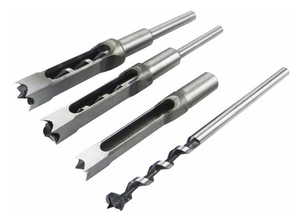 Mecha Broca De Madera Cuadrada Packx4 (6.4 - 8 - 9.5 - 12.7) 0