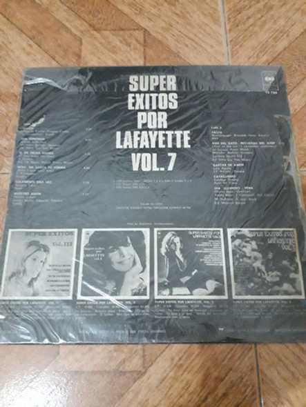 Vinilo Super Éxitos Por Lafayette Vol. 7 1