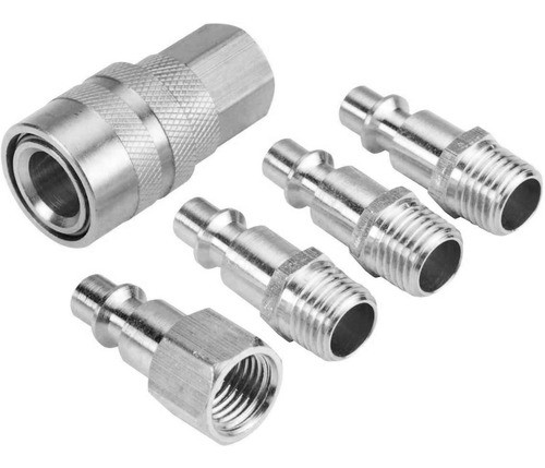 Juego Acople Rápido Rosca 1/4 Neumáticos Compresor Set Pack 0