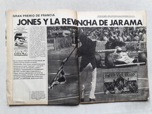 Revista Corsa Nº 735 Julio 1980 Lamina Francisco Espinosa Tc 1