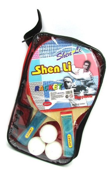Ping Pong Set En Cartuchera Paletas Pelotas Red Soportes 0 Ping Pong Set En Cartuchera Paletas Pelotas Red Soportes 0