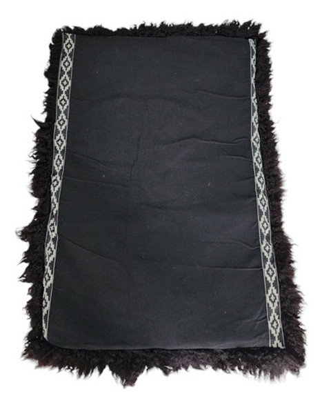 Pellon Cojinillo Moro De Lana Tejida Apero Recado Jaleña 1