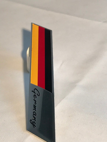 Emblema Insignia Autoadhesiva Aluminio Alemania .x Udad B300 1