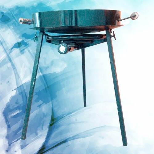 Disco Arado Chico 46 Cm Con Tapa Quemador Y Patas 0