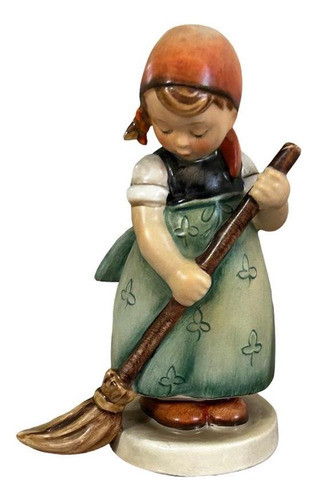Muñeca Porcelana De Coleccion Little Sweeper Goebel Hummel 0