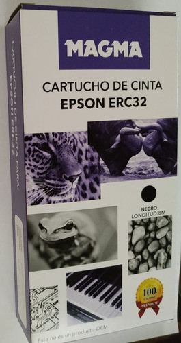 2 Cintas Comp P/ Impresora Epson Modelo Erc32 / Erc-32 Black 0
