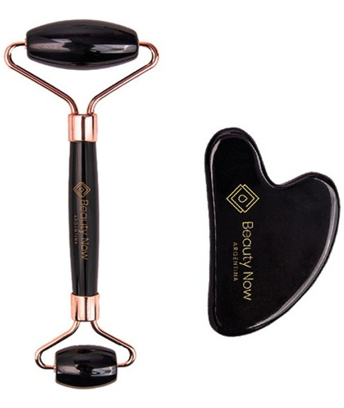 Gua Sha Roller De Obsidiana En Caja Original - Edic. De Lujo 0