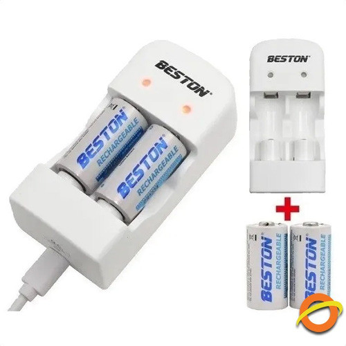 Cargador Usb Pila Bateria Cr123a 3v 600mah Litio Recargable 0