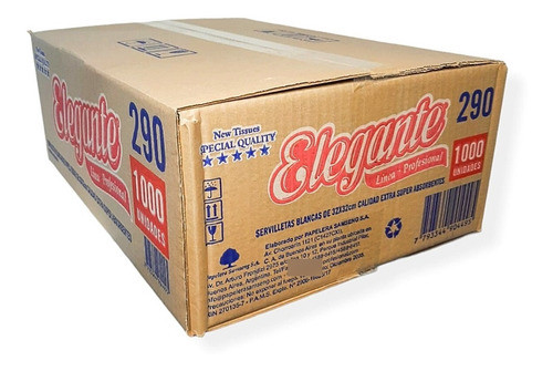 Servilleta Elegante 33x33 Por Caja 1000 Unidades 0