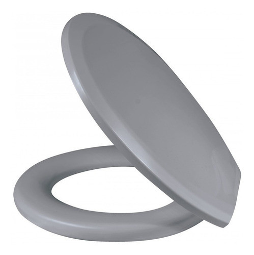 Tapa Inodoro Plástica Gris -soft Metasul-10502006 Rtc Uy 0