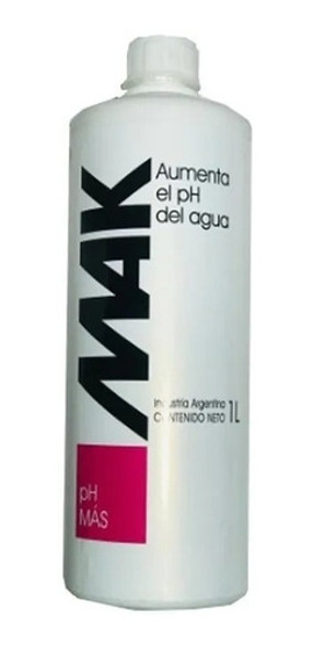 Aumentador De Ph X 1 Lt Para Pileta Mak Ph Mas 0