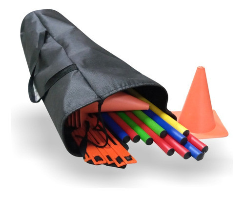 Kit Aros Escalera Valla Bolso Demarcatorio Fitness 50 Piezas 1