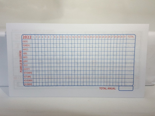10 Almanaque Mensual Nº 20 Ml - 20 X 11 - Calendario - Taco 1