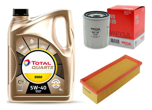 Kit Filtros Mobi 1.0 Palio Uno 1.4 Fire Evo + Aceite 5w40 4l 0