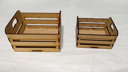Cajon Verdulero 10x13 Mdf Fibrofacil Pack 10unid Para Pintar 1