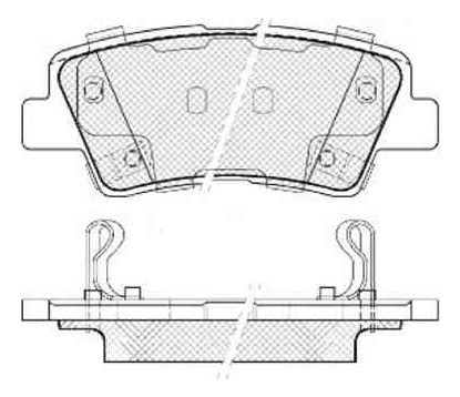 Pastillas Freno Para Hyundai Elantra 1.6 - 1.8 - 2.0 2010/ 1