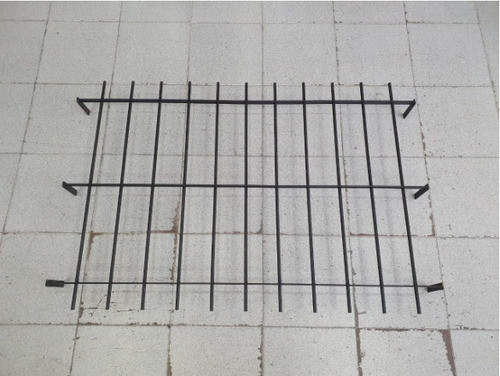 Reja Hierro  Redondo De 1/2 Para Ventana 240x120 1