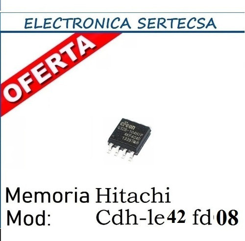 Memoria Con Firmware Programado Tv Hitachi Cdh-le42fd08 1