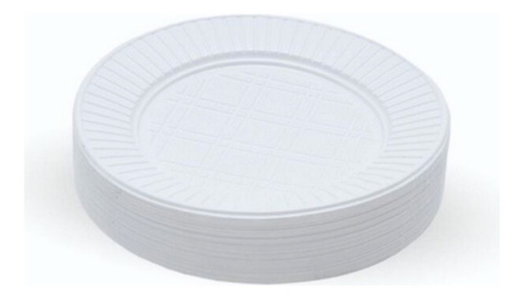 Plato 17 Cm Blanco 50unid + Cuchara Sundae 50 Unid. 1 Plato 17 Cm Blanco 50unid + Cuchara Sundae 50 Unid. 1