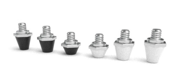 8 Tapones De Plástico Para Botines De Rosca Gruesa 0