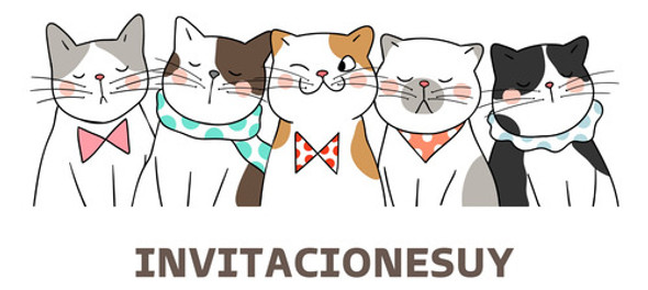Invitacion Digital Gatitos Gatos Para Whatsapp 0