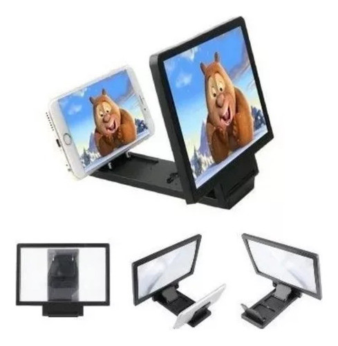 Amplificador Pantalla Celular Tipo Lupa Plegable Zoom 3d 0